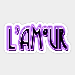 L'amour B Sticker